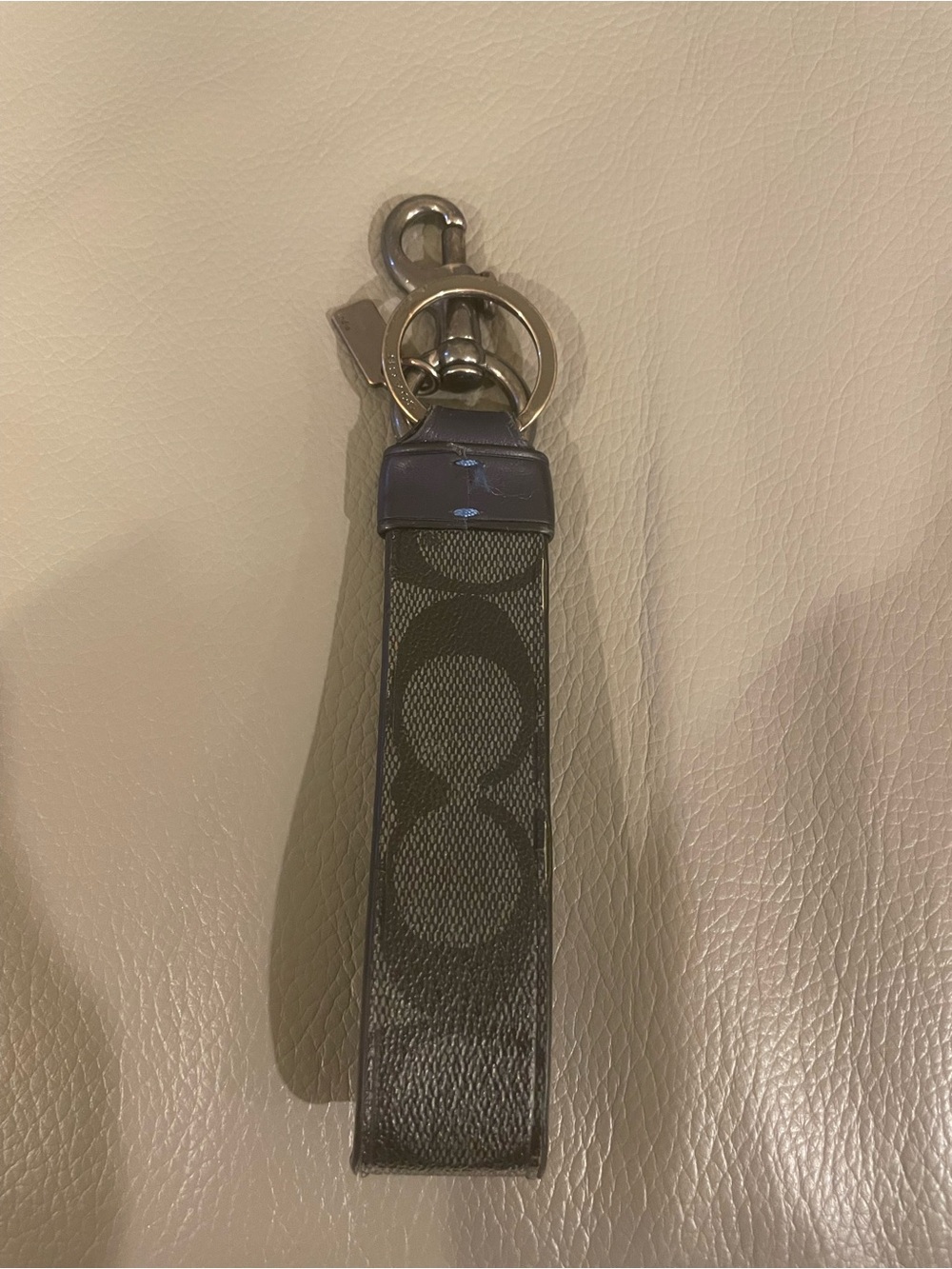 Coach leather Key Fob Strap